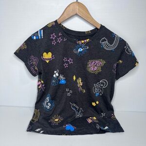 Cat & Jack Short Sleeve Tee with Fun, colorful, Doodle Graphics